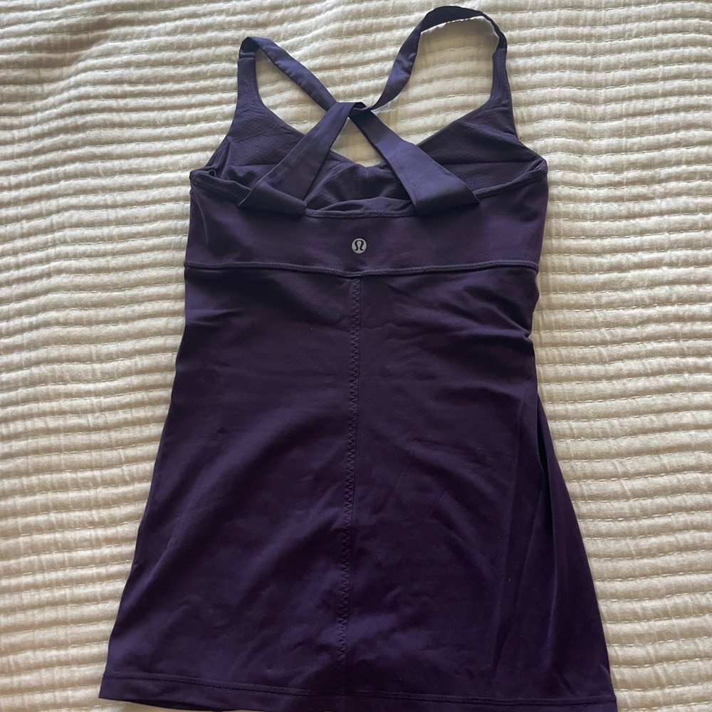 Lululemon tank top racerback purple